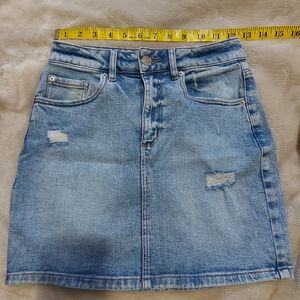 Garage Jean Skirt